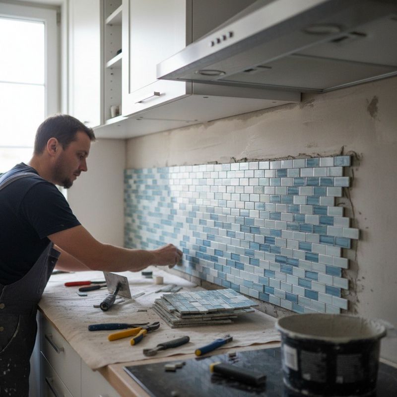 Tile Backsplash Installation